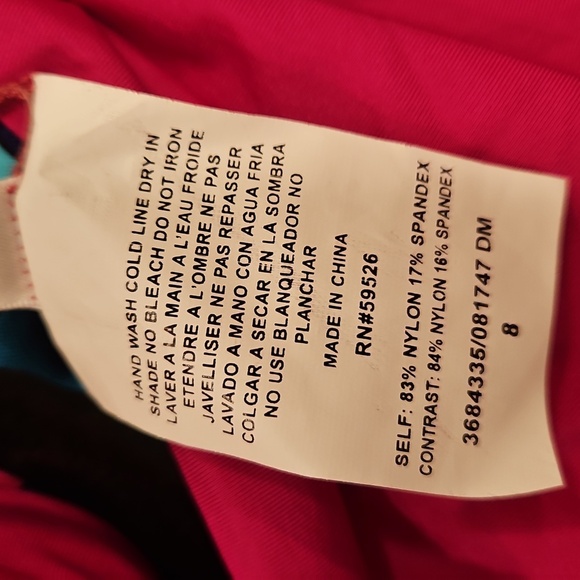 💕TRINA TURK💕 Medallion High Waist Bikini Bottom ~ Pink Medallion Print 8 NWT - Picture 10 of 10